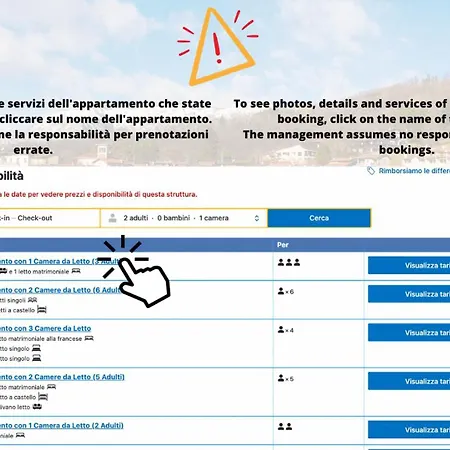 阿尔伯格弗留利公寓 公寓 *